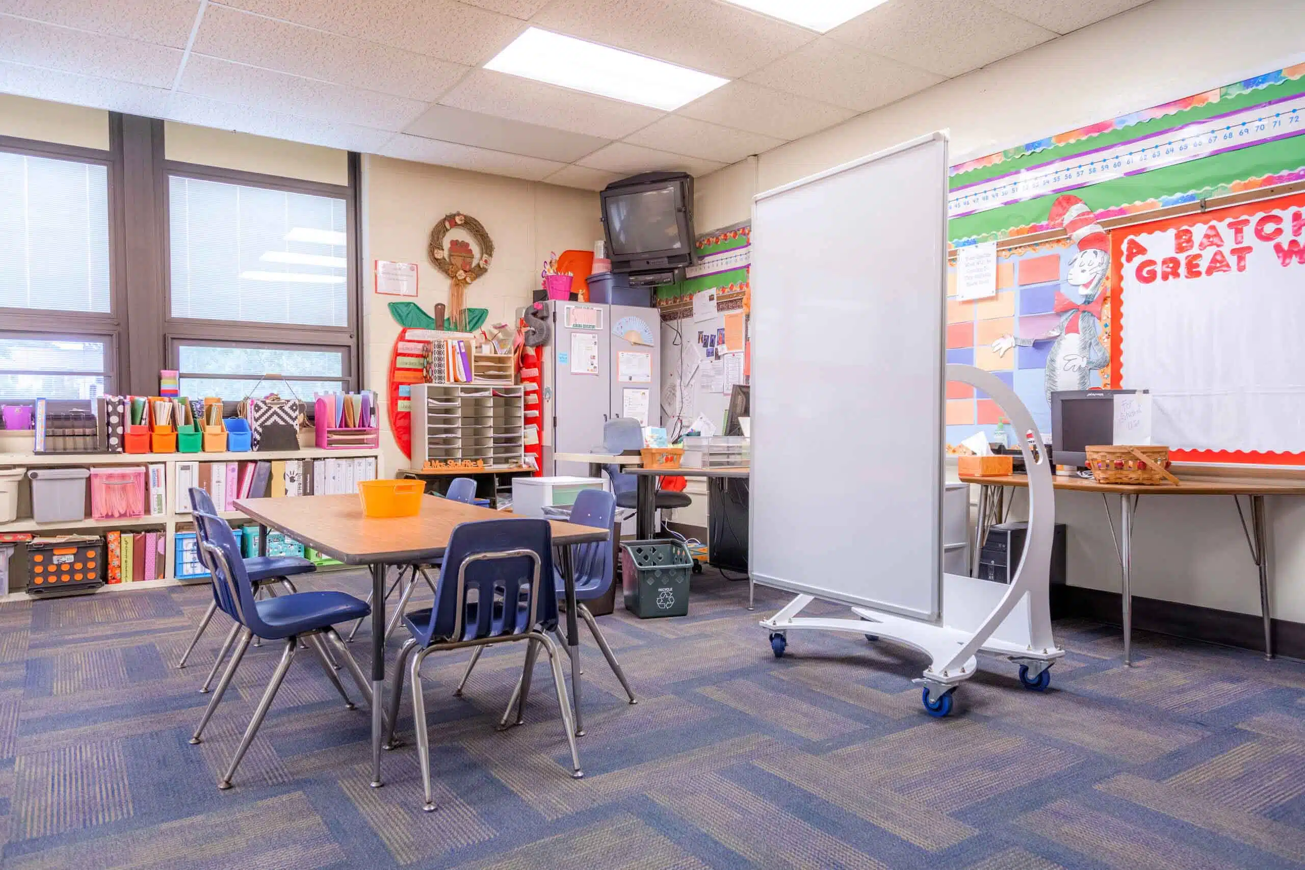 wonderboard bulletproof whiteboard in classroom bulletproof whiteboard in classroom setting