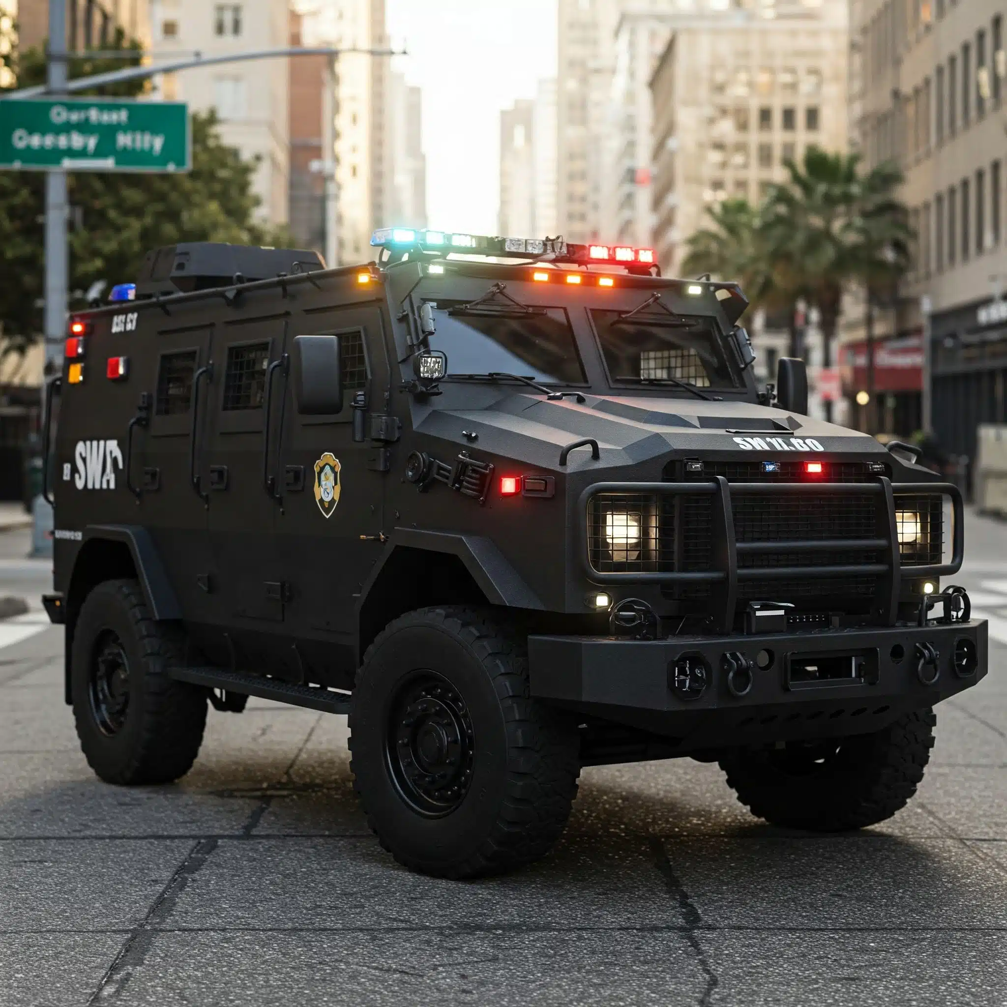 MIL DTL 46186 armor steel compatible with SWAT vehicles 