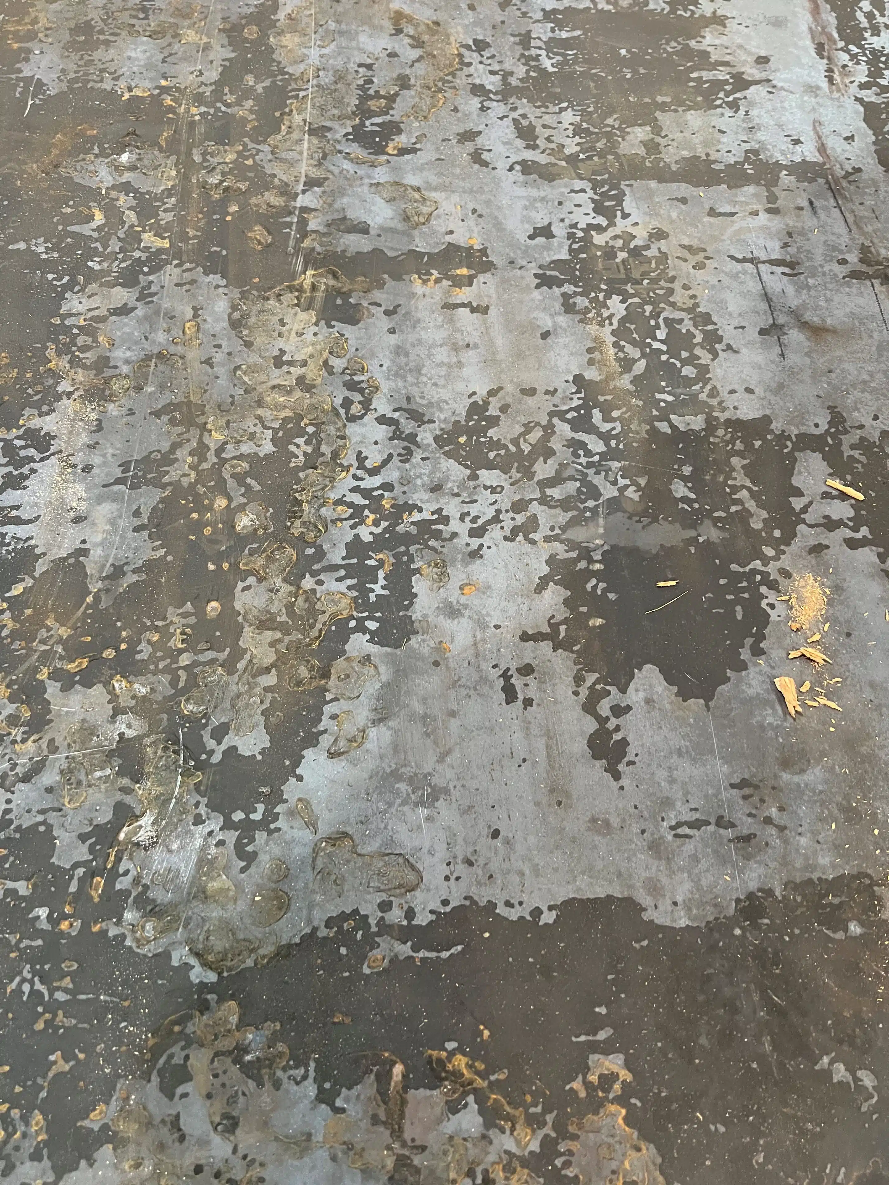 Mill scale on steel