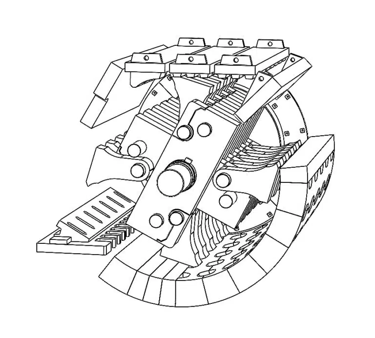 metal shredder rotor replacement parts