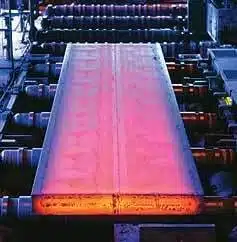 hot steel slab